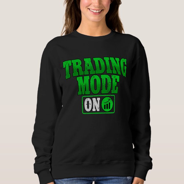 Sweatshirt Mode Trading Sur Crypto Blockchain Trader (Devant)