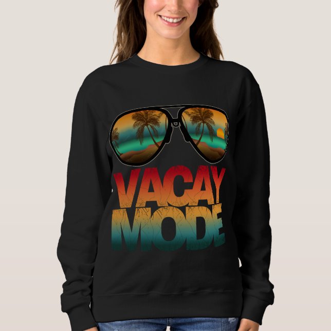 Sweatshirt Mode Vacances (Devant)