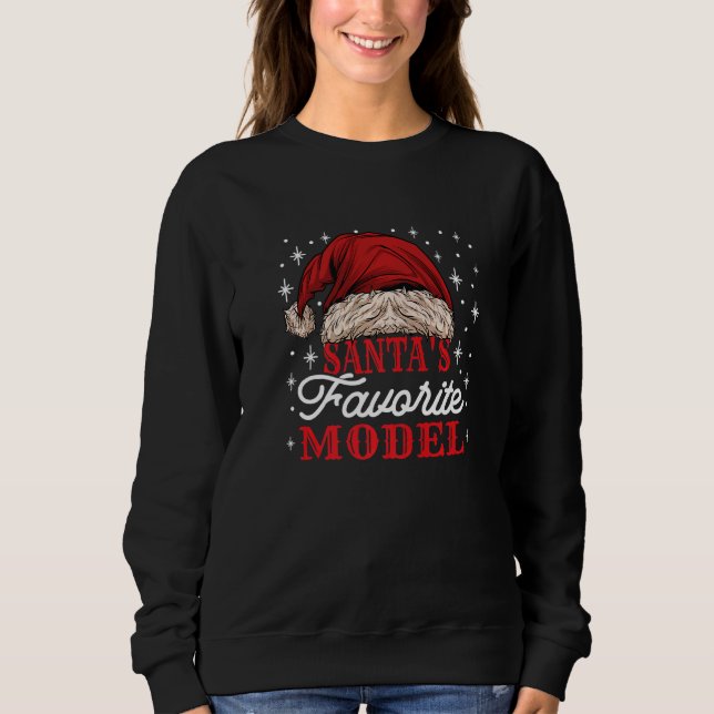 Sweatshirt Modèle de Noël (Devant)