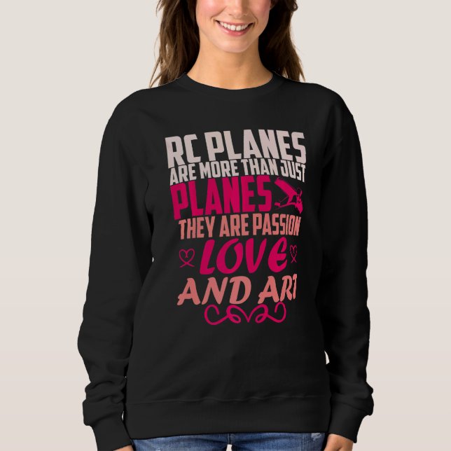 Sweatshirt Modèle de pilote Rc Avion Modèle de pilote Vol Rc  (Devant)