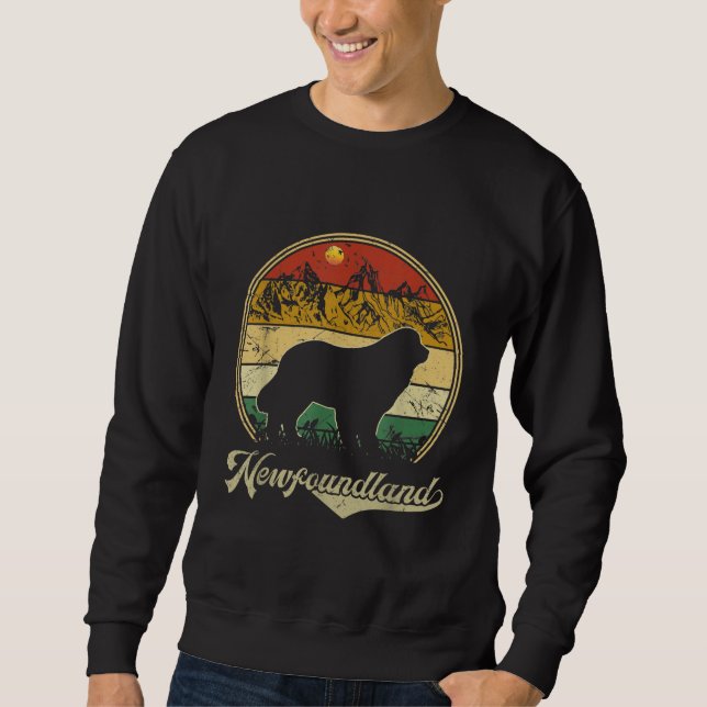 Sweatshirt Modèle de Terre-Neuve | drôle de cadeau pour amour (Devant)