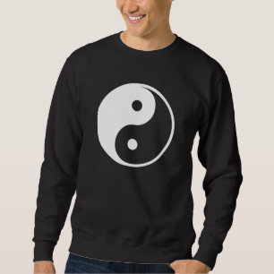 Sweatshirt Modèle noir et blanc d'illustration de Yin Yang