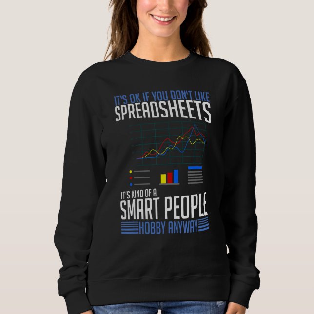 Sweatshirt Modèles de budget de logiciel de calcul de tableur (Devant)