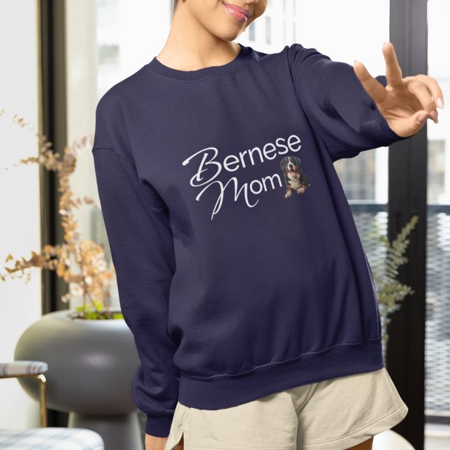 Sweatshirt Moderne Bernese Maman Cadeau Bernese Mountain Dog (Créateur téléchargé)