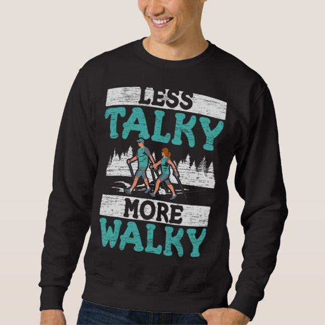 Sweatshirt Moins Talky Plus Walker Cardio Fitness Exerci (Devant)