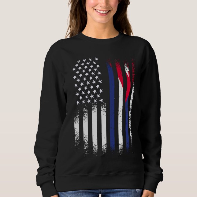 Sweatshirt Mois cubain-américain du patrimoine hispanique Cub (Devant)