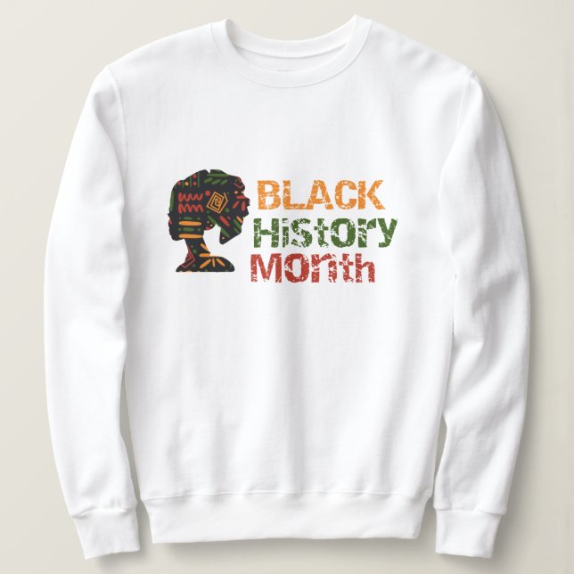 Sweatshirt Mois de l'histoire des Noirs  (Design devant)