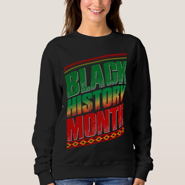 Sweatshirt Mois de l'histoire des Noirs (Devant)
