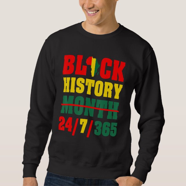 Sweatshirt Mois de l'histoire des Noirs (Devant)