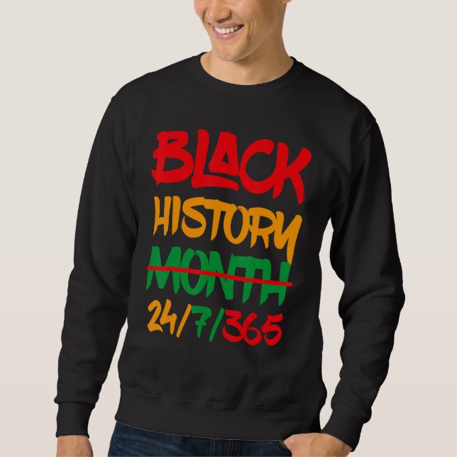 Sweatshirt Mois de l'histoire des Noirs (Devant)