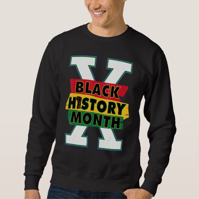 Sweatshirt Mois de l'histoire des Noirs 2022 Histoire de l'Am (Devant)