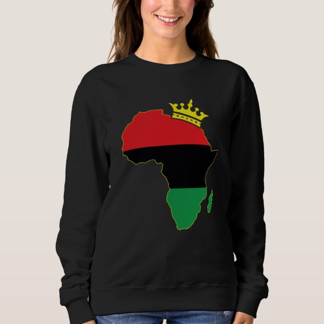 Sweatshirt Mois de l'histoire des Noirs du continent panafric (Devant)