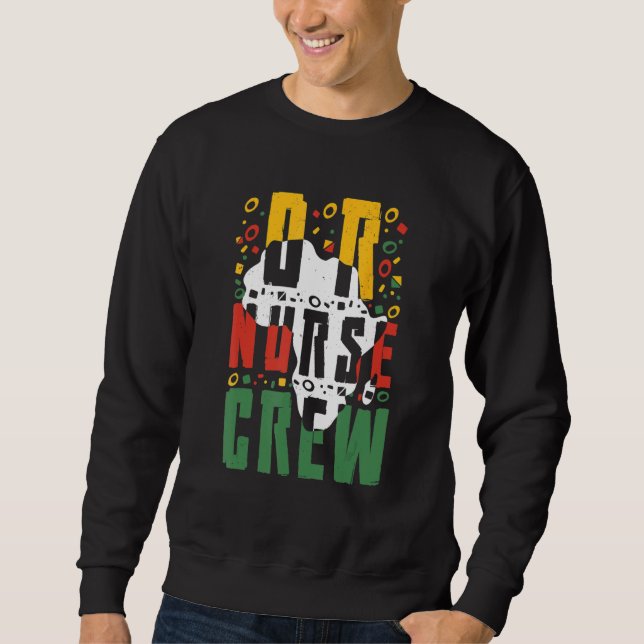 Sweatshirt Mois de l'histoire des Noirs OU de l'équipage d'in (Devant)