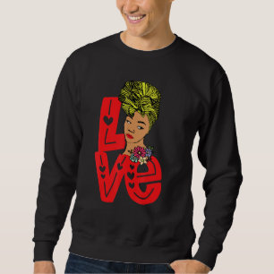 Sweatshirt Mois de l'histoire des Noirs Pajama Amour Africain