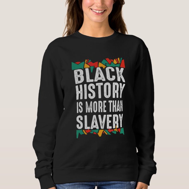 Sweatshirt Mois de l'histoire des Noirs Plutôt Noir Heartbea  (Devant)