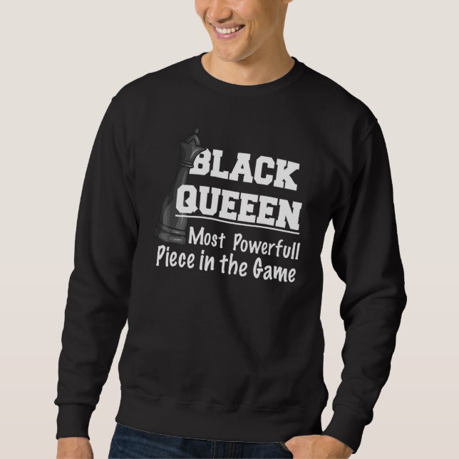 Sweatshirt Mois de l'histoire des Noirs Reine noire (Devant)