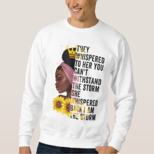 Sweatshirt Mois De L'Histoire Noire Femmes Africaines Afro Je