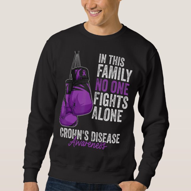 Sweatshirt Mois de sensibilisation à la maladie de Crohn Gant (Devant)