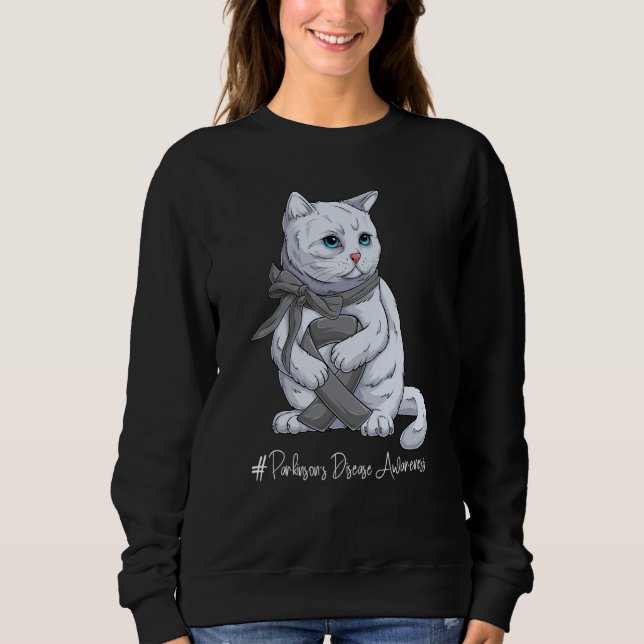 Sweatshirt Mois de sensibilisation à la maladie de Parkinson  (Devant)