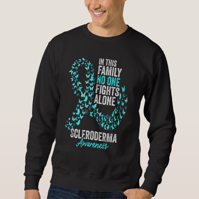 Sweatshirt Mois de sensibilisation à la sclérodermie Papillon (Devant)