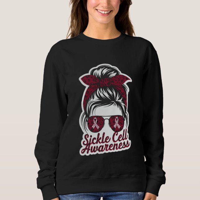 Sweatshirt Mois de sensibilisation aux cellules de faucille C (Devant)