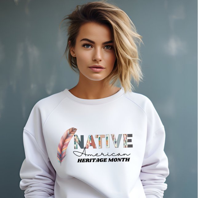 Sweatshirt Mois du patrimoine amérindien (Créateur téléchargé)