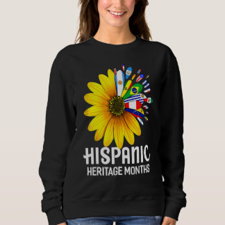 Sweatshirt Mois du patrimoine hispanique national Compteur de