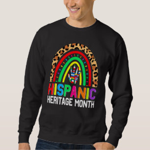 Sweatshirt Mois du patrimoine hispanique national Rainbow Leo