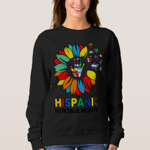 Sweatshirt Mois du patrimoine hispanique national Tournesol J