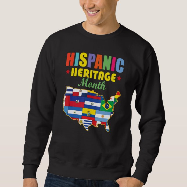 Sweatshirt Mois national du patrimoine hispanique (Devant)