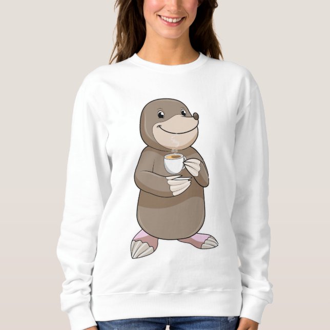Sweatshirt Mole avec Coffee Cup (Devant)