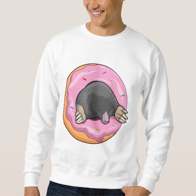 Sweatshirt Mole avec Donut (Devant)