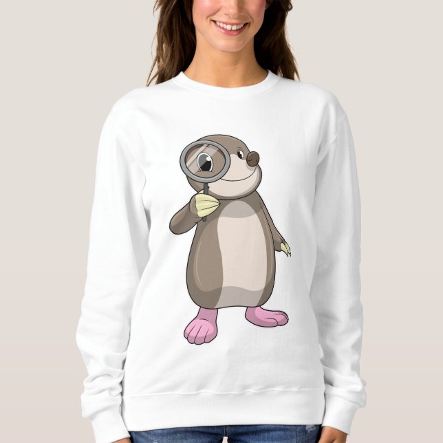 Sweatshirt Mole avec verre Magnifiant (Devant)