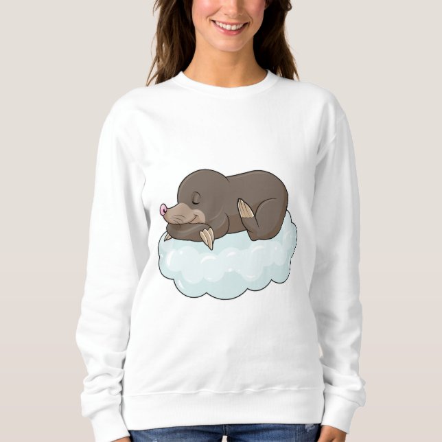 Sweatshirt Mole sur nuages (Devant)