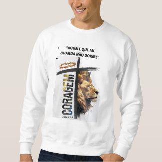 Sweatshirt Moletom  "Aquele que me guarda não dorme"