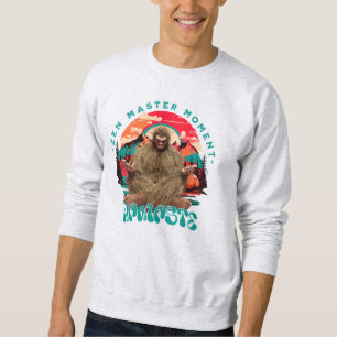 Sweatshirt Moment maître zen - Namaste Funny Bigfoot