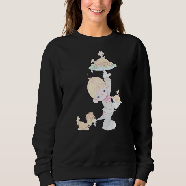 Sweatshirt Moments précieux Thanksgiving diner Doll Turquie (Devant)