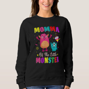 Sweatshirt Momma De La Petite Famille Monster Qui Correspond