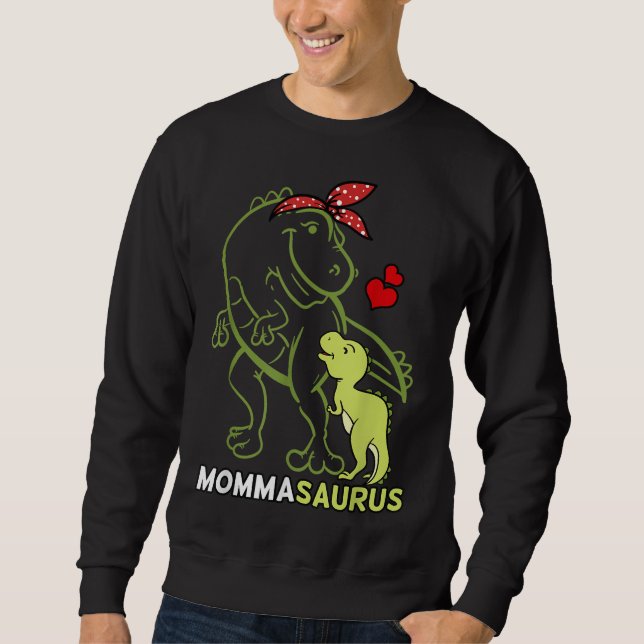 Sweatshirt Mommasaurus Momma Dinosaur Bébé Fête des mères de  (Devant)