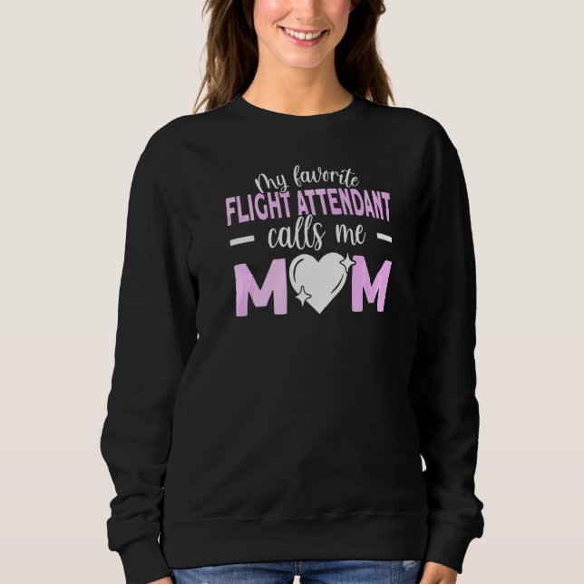 Sweatshirt Mon Agent De Vol Préféré M'Appelle Maman (Devant)