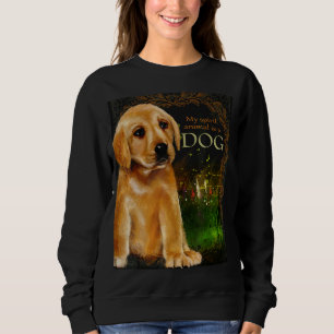 Sweatshirt Mon Animal Spirit Est Un Amateur De Canine Chien