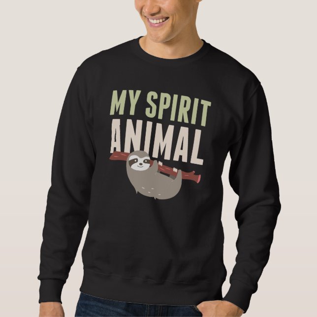 Sweatshirt Mon animal spirituel (Devant)