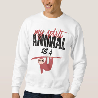 Sweatshirt Mon animal spirituel est un paresseux _ citations