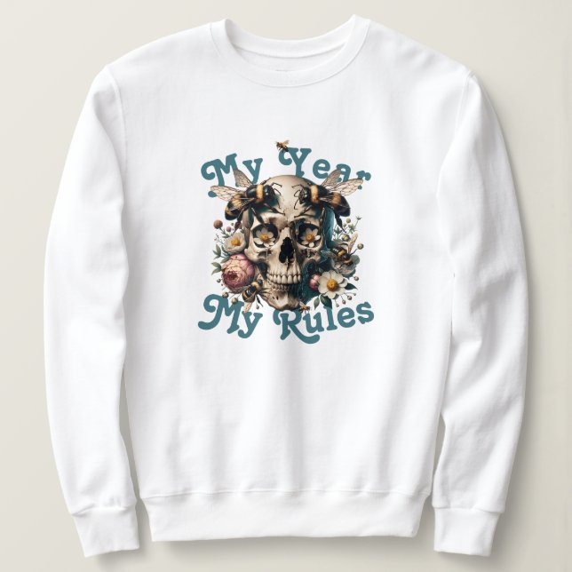 Sweatshirt Mon année Mes règles Femme Power Xmas Personnalisé (Design devant)