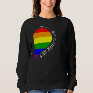 Sweatshirt Mon autre demi-gai Cool de la Fierté arc-en-ciel