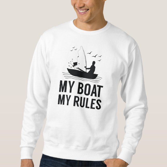 Sweatshirt Mon bateau mes règles (Devant)