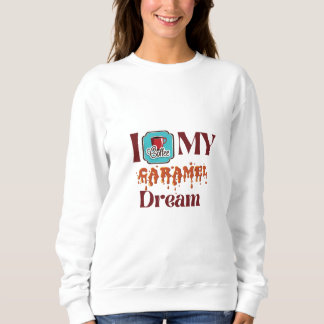 Sweatshirt Mon café d'amour ! Caramel Dream