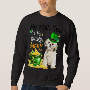 Sweatshirt Mon Chih Tzu Est Mon Chance Chanceux Charme Mignon