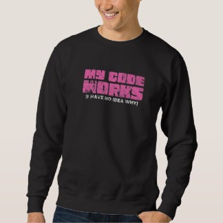 Sweatshirt Mon Code Fonctionne Je N'Ai Aucune Idée Pourquoi 1
