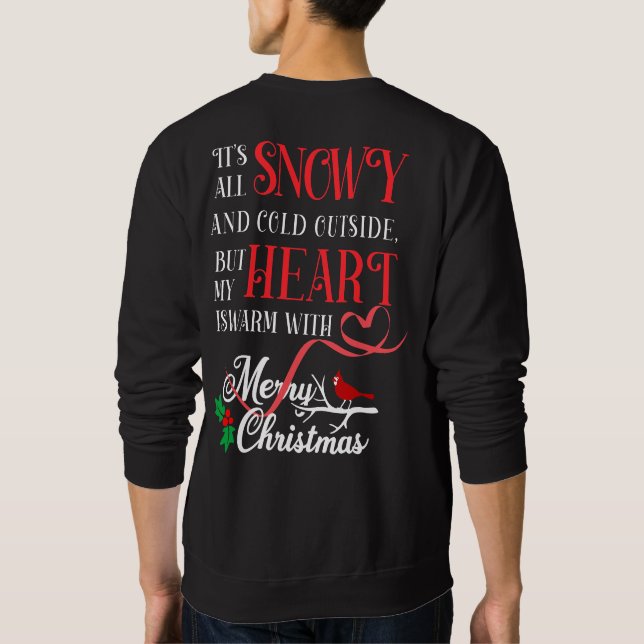 Sweatshirt Mon Coeur Est Chaud (Dos)